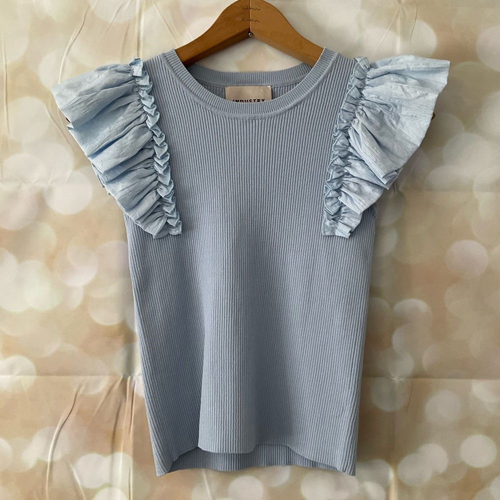 Industry Baby Blue Blouse